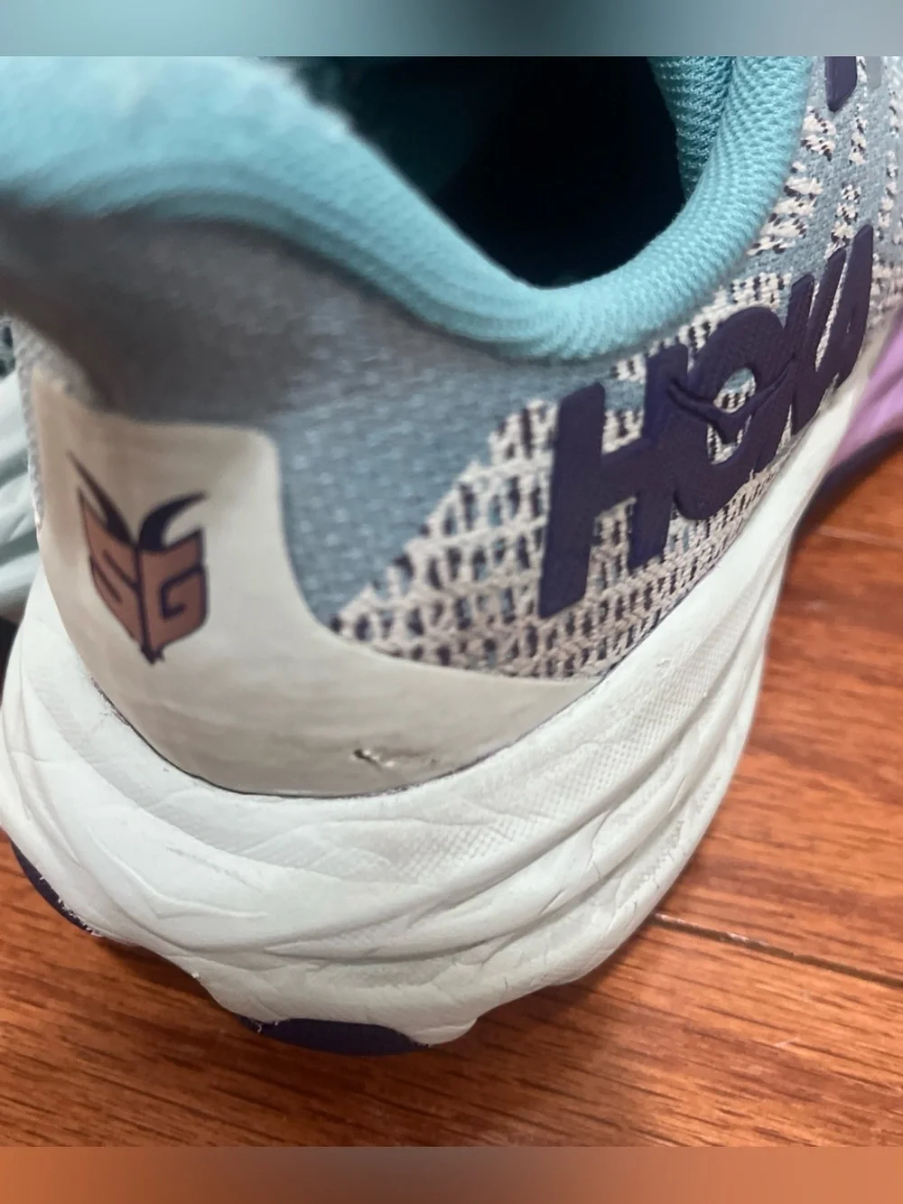 Hoka One One Speedgoat 5 Ocean Mist Lilac 1134470 Sz 6.5 MD